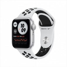 Смарт-часы Apple Watch Nike SE, 40 мм, корпус из алюминия серебристого цвета, спортивный ремешок Nike фото