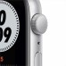 Смарт-часы Apple Watch Nike SE, 44 мм, корпус из алюминия серебристого цвета, спортивный ремешок Nike фото 0