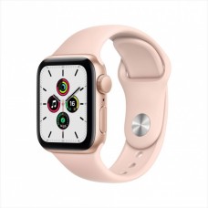 Смарт-часы Apple Watch SE, 40 мм, корпус из алюминия золотого цвета, спортивный ремешок фото