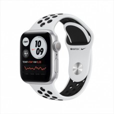 Смарт-часы Apple Watch Nike Series 6, 40 мм, корпус из алюминия серебристого цвета, спортивный ремешок Nike фото