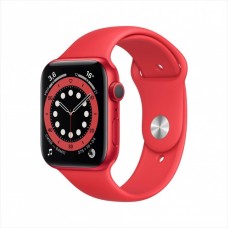 Смарт-часы Apple Watch Series 6, 44 мм, корпус из алюминия цвета (PRODUCT)RED, спортивный ремешок фото