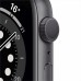 Смарт-часы Apple Watch Series 6, 44 мм, корпус из алюминия цвета «серый космос», спортивный ремешок M00H3RU/A фото 0