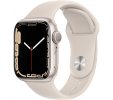 Смарт-часы Apple Watch Series 7 41 мм корпус из алюминия цвета сияющая звезда спортивный ремешок
