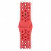 Apple Watch Nike Series 8, 41 мм корпус из алюминия цвета «тёмная ночь», спортивный ремешок Nike цвета «Bright Crimson/Gym Red» фото 0
