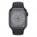 Apple Watch Series 8, 41 мм корпус из алюминия цвета «тёмная ночь», спортивный ремешок «тёмная ночь» фото 1