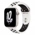 Apple Watch Nike SE (2022), 44 мм корпус из алюминия цвета «сияющая звезда» + спортивный ремешок Nike цвета «Summit White/Black»