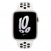 Apple Watch Nike SE (2022), 40 мм корпус из алюминия цвета «сияющая звезда» + спортивный ремешок Nike цвета «Summit White/Black» фото 0