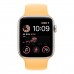 Apple Watch SE (2022), 44 мм корпус из алюминия цвета «сияющая звезда» + ремешок «Sunglow» фото 0