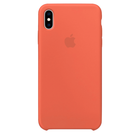 Силиконовый чехол для Apple iPhone X Silicone Case (оранжевый)