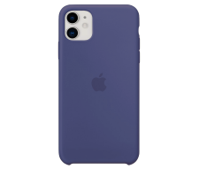 Силиконовый чехол для Apple iPhone 11 Silicone Case (темно-синий)