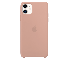 Силиконовый чехол для Apple iPhone 11 Silicone Case (розовый песок)