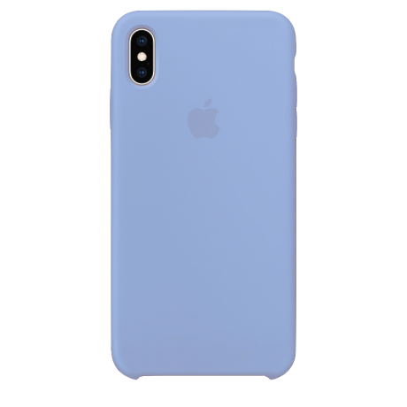 Силиконовый чехол для Apple iPhone X/XS Silicone Case Simple (сиреневый)