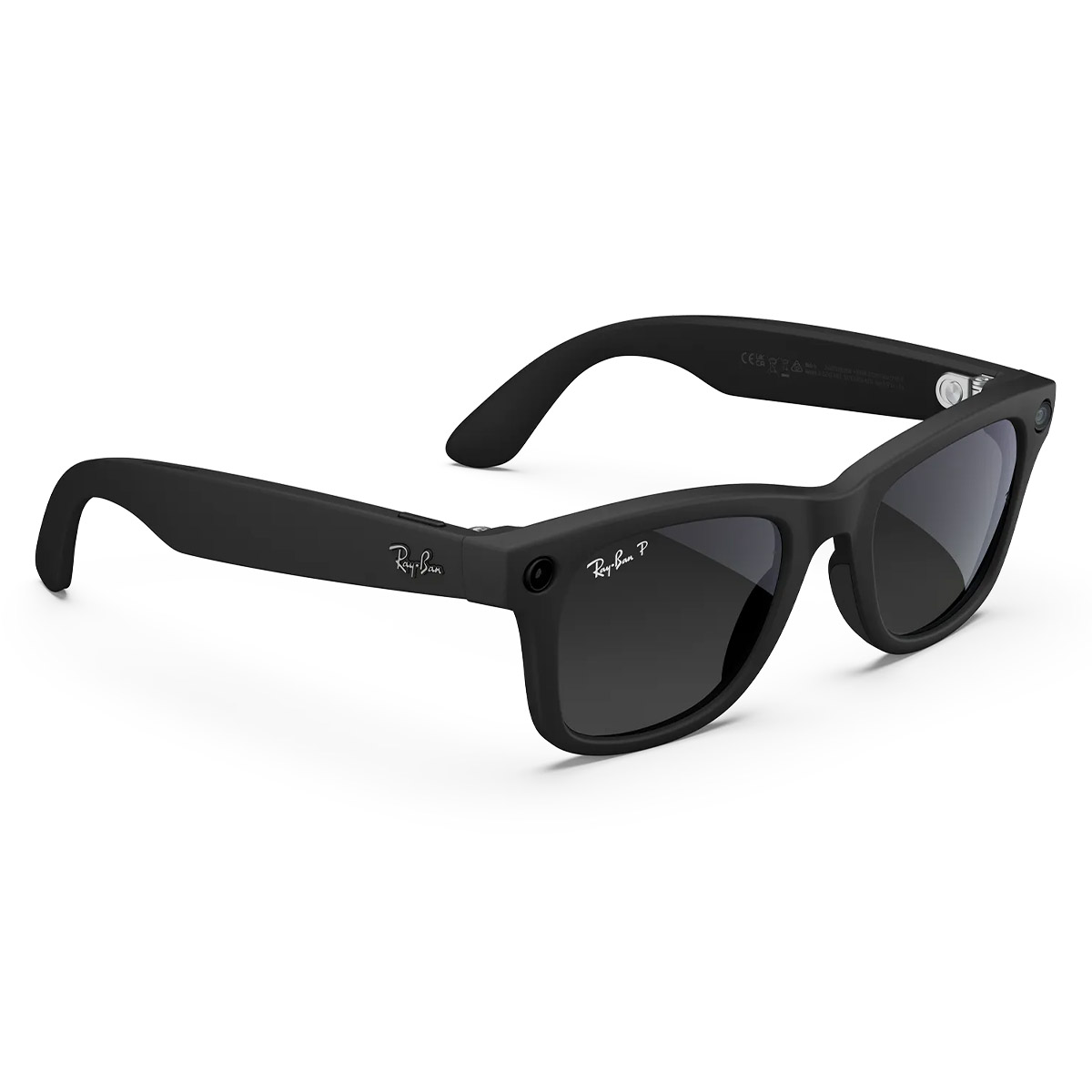 Умные очки Ray-Ban Wayfarer Gen 2 (RW4012), размер M, Matte Black/Polarized Gradient Graphite