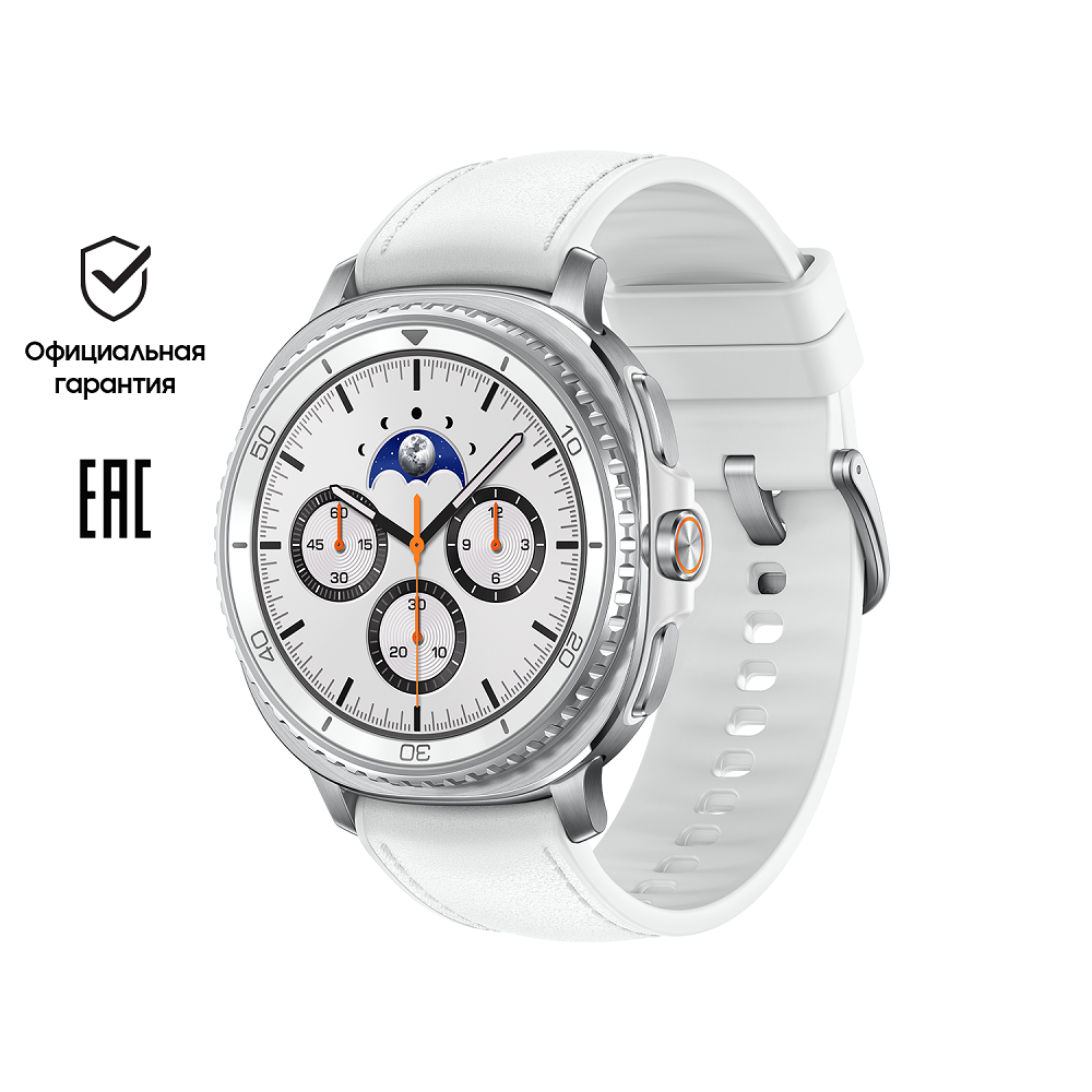 Смарт-часы Samsung Galaxy Watch8 Classic LTE 46мм белый
