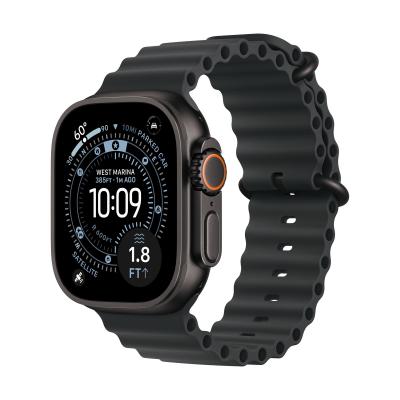 Apple Watch Ultra 3 (2025), 49 мм корпус из титана цвета «Black», ремешок Ocean Band цвета «Black»
