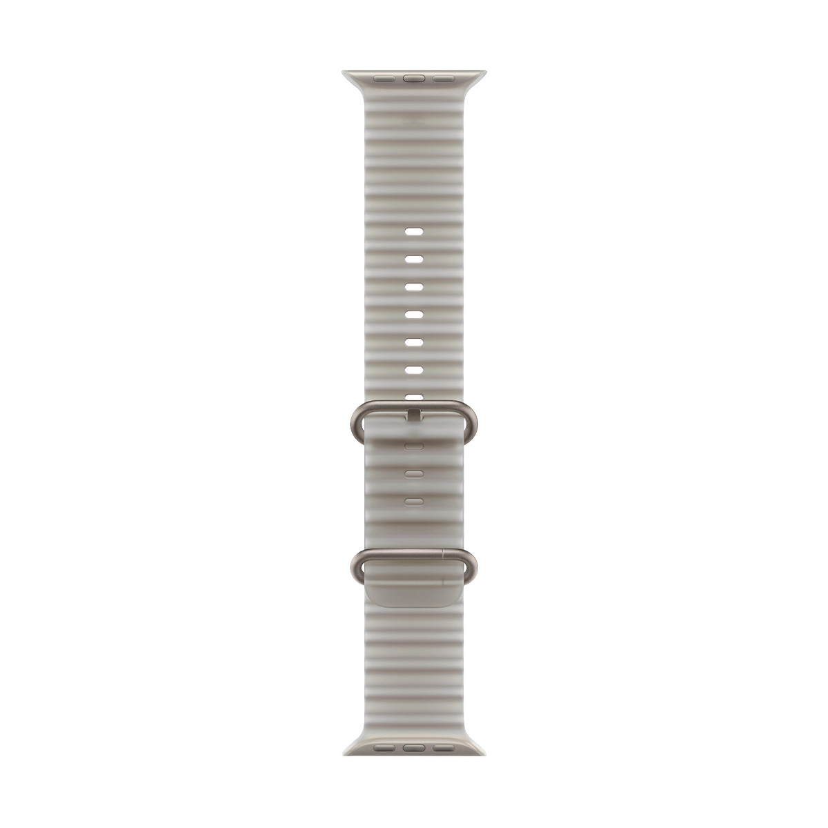 Apple Watch Ultra 4, 49 мм корпус из титана цвета «Natural», ремешок Ocean Band цвета «Translucent Gray»