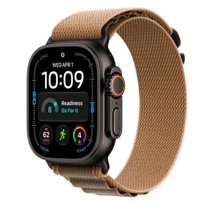 Apple Watch Ultra 4, 49 мм корпус из титана цвета «Black», ремешок Alpine Loop цвета «Desert» размера S